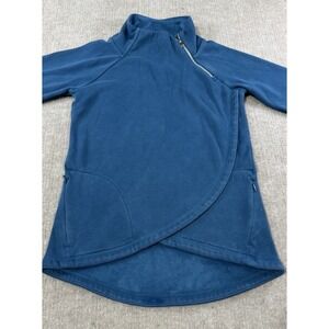Athleta XS Cozy Karma Asym Pullover Outdoor Pockets Gorp Comfort